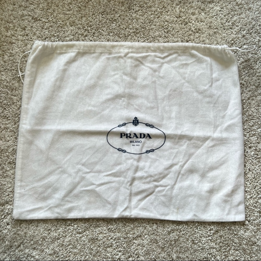 Large Prada Dust Bag - 17” x 13.5”